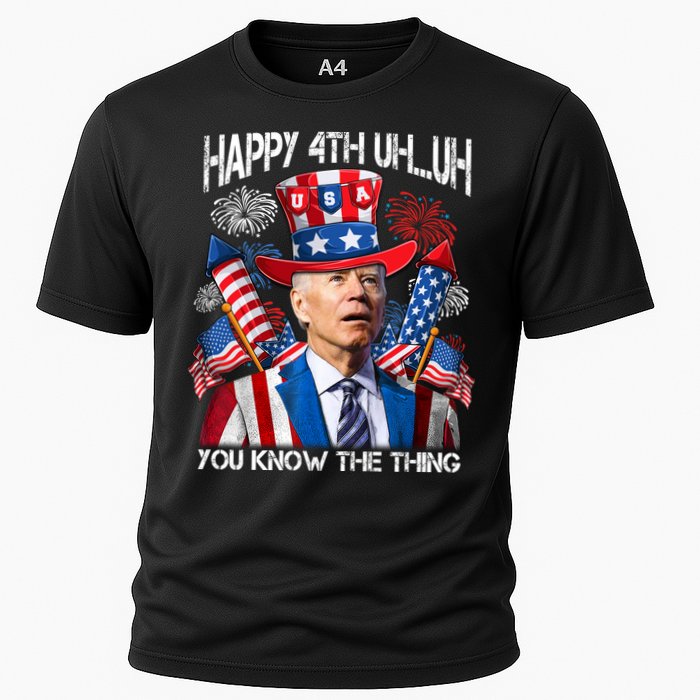 Funny Joe Biden 4th Of July Happy 4th Uh You Know The Thing  Performance Shirt