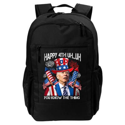 Funny Joe Biden 4th Of July Happy 4th Uh You Know The Thing  Backpack