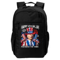Funny Joe Biden 4th Of July Happy 4th Uh You Know The Thing  Backpack