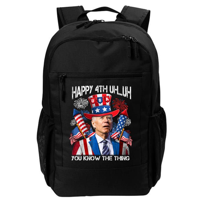 Funny Joe Biden 4th Of July Happy 4th Uh You Know The Thing  Backpack