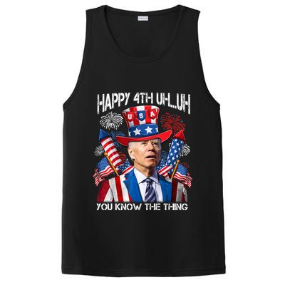 Funny Joe Biden 4th Of July Happy 4th Uh You Know The Thing  PosiCharge Competitor Tank