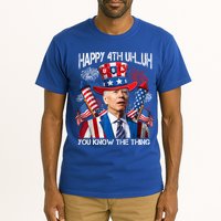 Funny Joe Biden 4th Of July Happy 4th Uh You Know The Thing  Tall T-Shirt