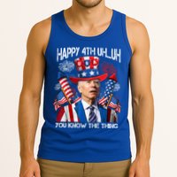 Funny Joe Biden 4th Of July Happy 4th Uh You Know The Thing  Tank Top