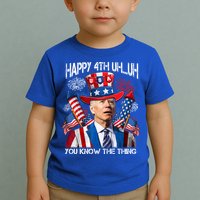 Funny Joe Biden 4th Of July Happy 4th Uh You Know The Thing  Toddler T-Shirt