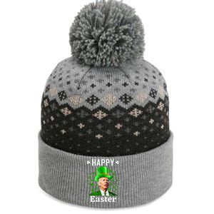 Funny Joe Biden Easter Confused St Patricks Day Confused Joe The Baniff Cuffed Pom Beanie