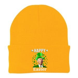 Funny Joe Biden Easter Confused St Patricks Day Confused Joe Knit Cap Winter Beanie