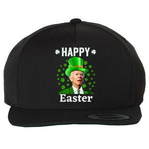 Funny Joe Biden Easter Confused St Patricks Day Confused Joe Wool Snapback Cap