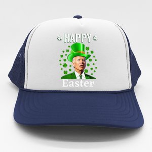 Funny Joe Biden Easter Confused St Patricks Day Confused Joe Trucker Hat