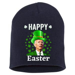 Funny Joe Biden Easter Confused St Patricks Day Confused Joe Short Acrylic Beanie