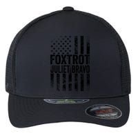 Foxtrot Juliet Bravo Lets Go Brandon Fjb Anti Biden Flexfit Unipanel Trucker Cap