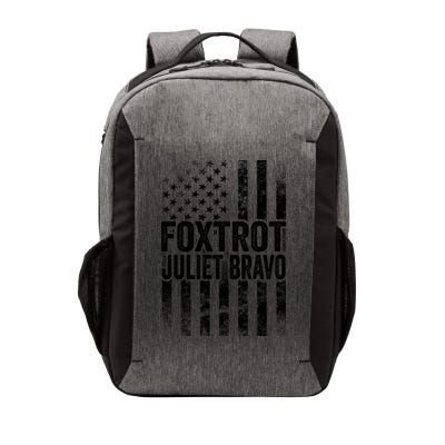 Foxtrot Juliet Bravo Lets Go Brandon Fjb Anti Biden Vector Backpack