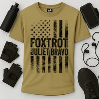 Foxtrot Juliet Bravo Lets Go Brandon Fjb Anti Biden Performance Shirt
