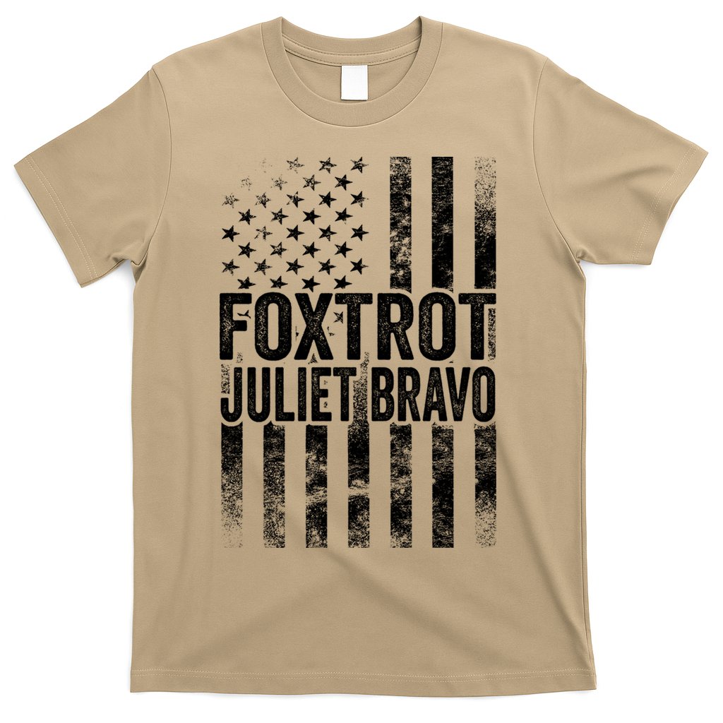 Foxtrot Juliet Bravo Lets Go Brandon Fjb Anti Biden T-Shirt