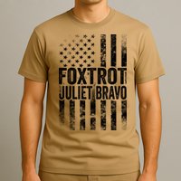 Foxtrot Juliet Bravo Lets Go Brandon Fjb Anti Biden T-Shirt