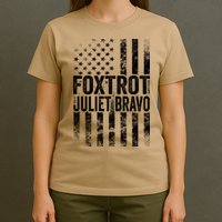 Foxtrot Juliet Bravo Lets Go Brandon Fjb Anti Biden T-Shirt