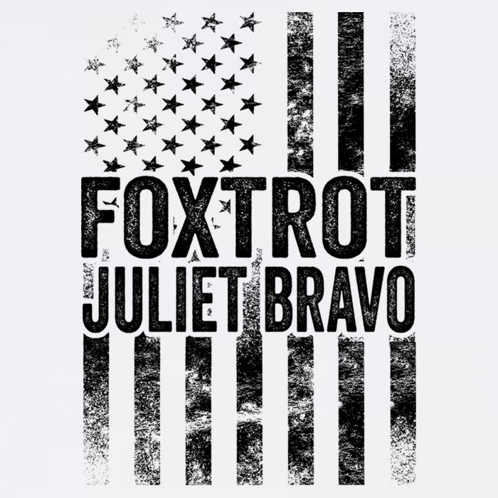 Foxtrot Juliet Bravo Lets Go Brandon Fjb Anti Biden Garment-Dyed Sweatshirt