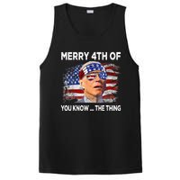 Funny Joe Biden Merry 4th Of You Know The Thing 4th Of July PosiCharge Competitor Tank