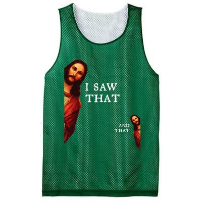 Funny Jesus Bible Best Joke Quote I Saw That And That Mesh Reversible Basketball Jersey Tank
