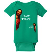 Funny Jesus Bible Best Joke Quote I Saw That And That Baby Bodysuit