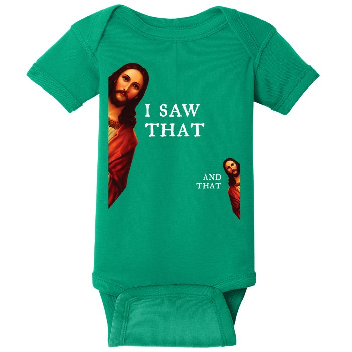Funny Jesus Bible Best Joke Quote I Saw That And That Baby Bodysuit