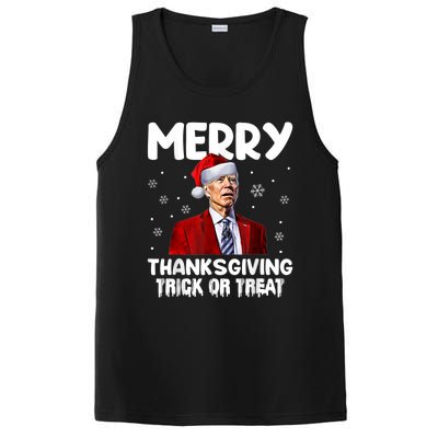 Funny Joe Biden Merry Thanksgiving Trick Or Treat PosiCharge Competitor Tank