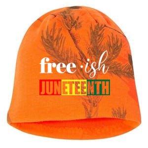 Freegiftish Juneteenth Black History American June 19th 1965 Gift Kati - Camo Knit Beanie