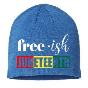 Freegiftish Juneteenth Black History American June 19th 1965 Gift Sustainable Beanie