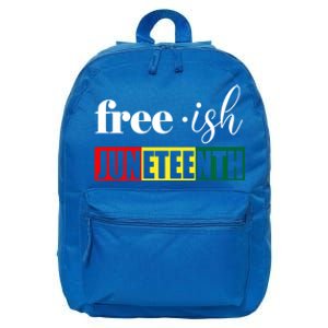 Freegiftish Juneteenth Black History American June 19th 1965 Gift 16 in Basic Backpack