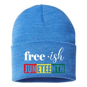 Freegiftish Juneteenth Black History American June 19th 1965 Gift Sustainable Knit Beanie