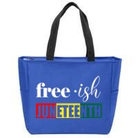 Freegiftish Juneteenth Black History American June 19th 1965 Gift Zip Tote Bag