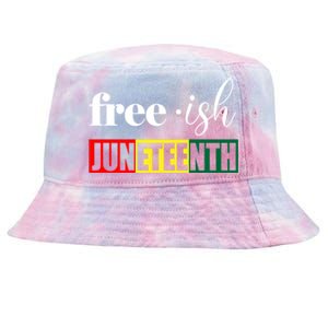 Freegiftish Juneteenth Black History American June 19th 1965 Gift Tie-Dyed Bucket Hat