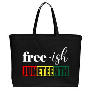 Freegiftish Juneteenth Black History American June 19th 1965 Gift Cotton Canvas Jumbo Tote