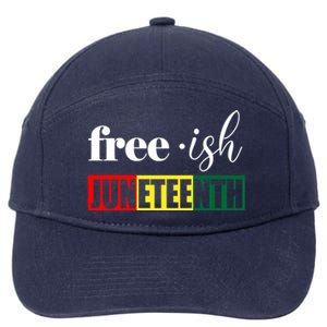 Freegiftish Juneteenth Black History American June 19th 1965 Gift 7-Panel Snapback Hat