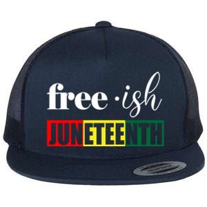 Freegiftish Juneteenth Black History American June 19th 1965 Gift Flat Bill Trucker Hat