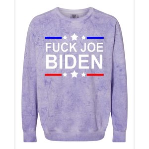 F*ucK Joe Biden Colorblast Crewneck Sweatshirt