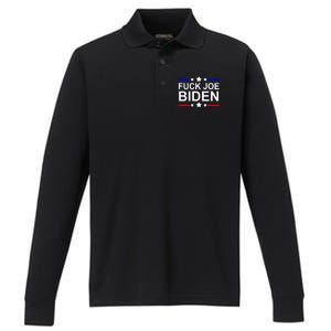 F*ucK Joe Biden Performance Long Sleeve Polo