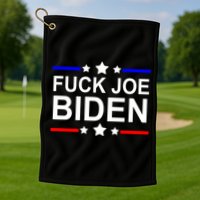 F*ucK Joe Biden Golf Towel