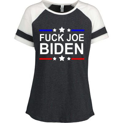 F*ucK Joe Biden Enza Ladies Jersey Colorblock Tee