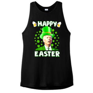 Funny Joe Biden St Patricks Day Happy 4th Of Easter Ladies PosiCharge Tri-Blend Wicking Tank