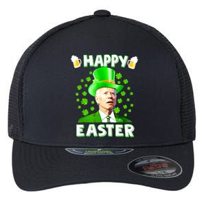 Funny Joe Biden St Patricks Day Happy 4th Of Easter Flexfit Unipanel Trucker Cap