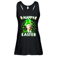 Funny Joe Biden St Patricks Day Happy 4th Of Easter Ladies Essential Flowy Tank