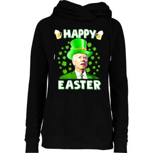 Funny Joe Biden St Patricks Day Happy 4th Of Easter Womens Funnel Neck Pullover Hood