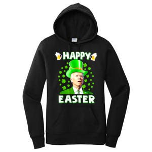 Funny Joe Biden St Patricks Day Happy 4th Of Easter Women's Pullover Hoodie