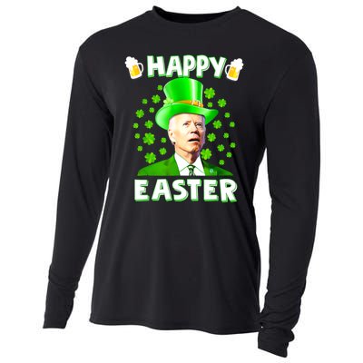 Funny Joe Biden St Patricks Day Happy 4th Of Easter Cooling Performance Long Sleeve Crew