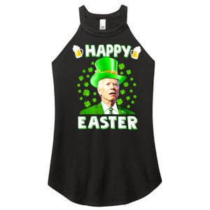 Funny Joe Biden St Patricks Day Happy 4th Of Easter Women's Perfect Tri Rocker Tank