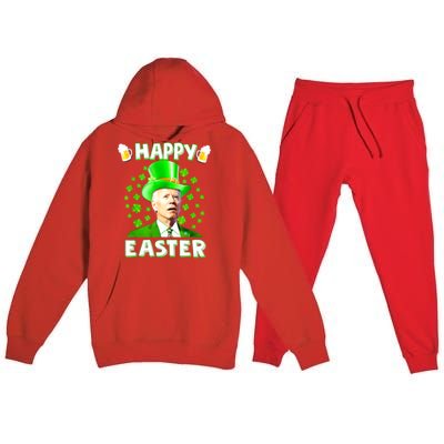 Funny Joe Biden St Patricks Day Happy 4th Of Easter Premium Hooded Sweatsuit Set