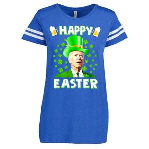 Funny Joe Biden St Patricks Day Happy 4th Of Easter Enza Ladies Jersey Football T-Shirt