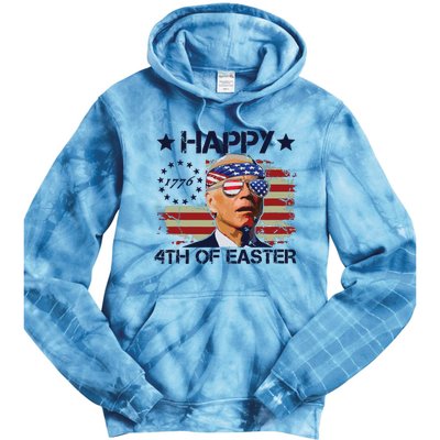 Funny Joe Biden 4th Of July Gifts Happy Halloween Firework Tie Dye Hoodie