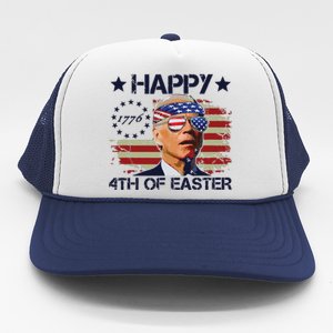 Funny Joe Biden 4th Of July Gifts Happy Halloween Firework Trucker Hat