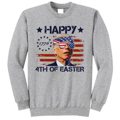 Funny Joe Biden 4th Of July Gifts Happy Halloween Firework Tall Sweatshirt